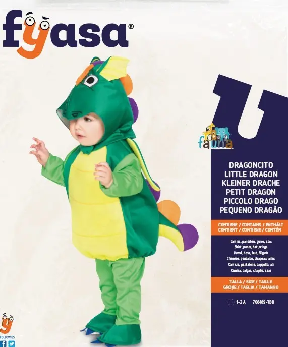 Kostüm kleiner Drache