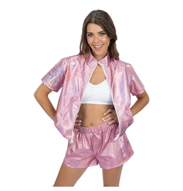 Kostüm Shorts und Jacke rosa
