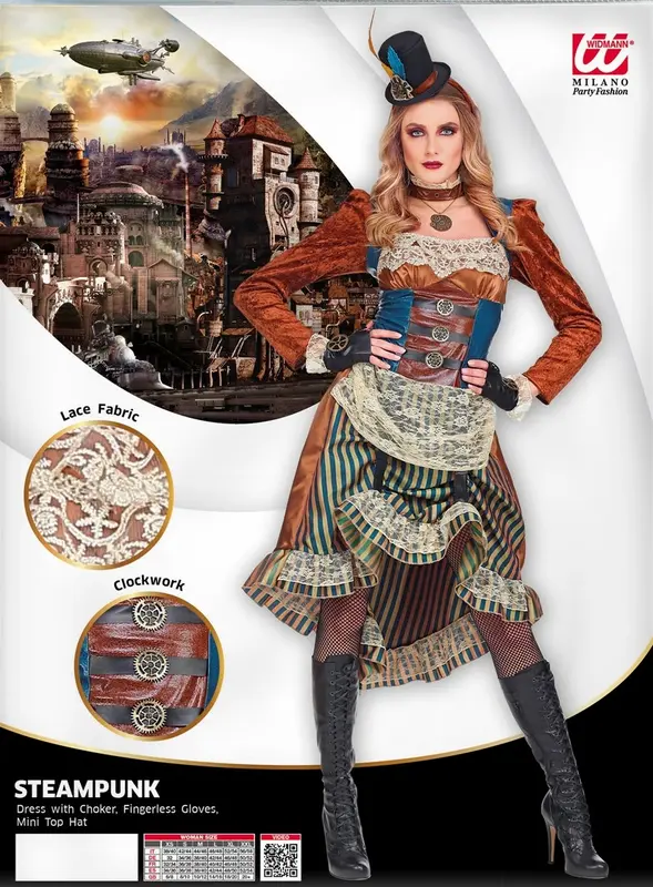 Kostüm Steampunkerin Grösse M