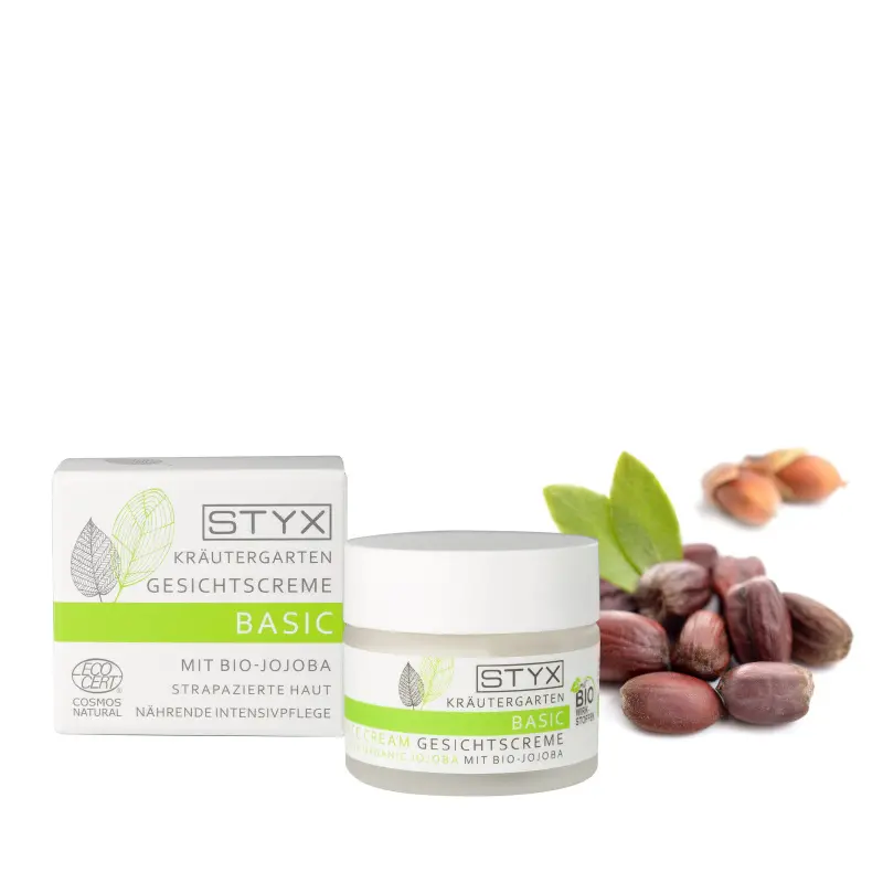 Kräutergarten BASIC Gesichtscreme mit BIO-Jojoba, 50ml
