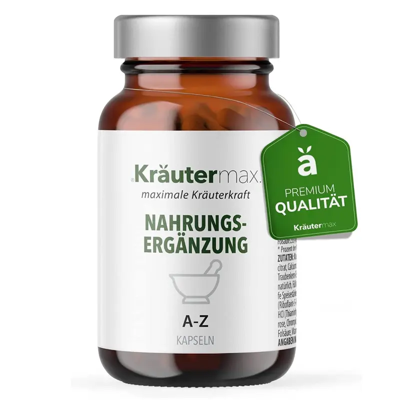 Kräutermax A - Z Vitamine & Mineralstoffe - 60 Kapseln