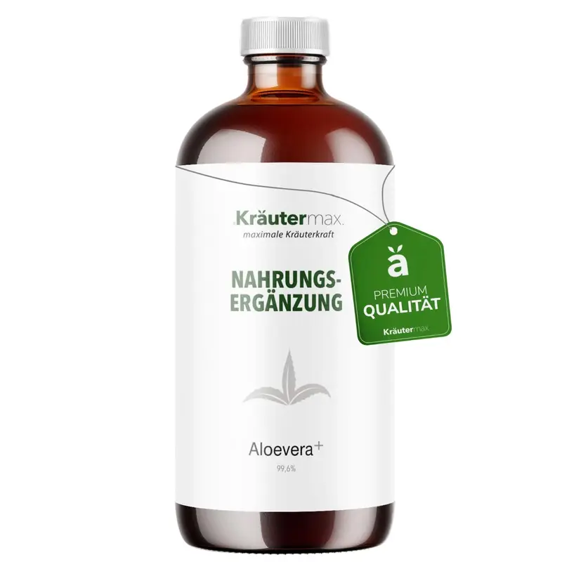 Kräutermax Aloe vera Frischpflanzensaft Trink Gel - 1000ml