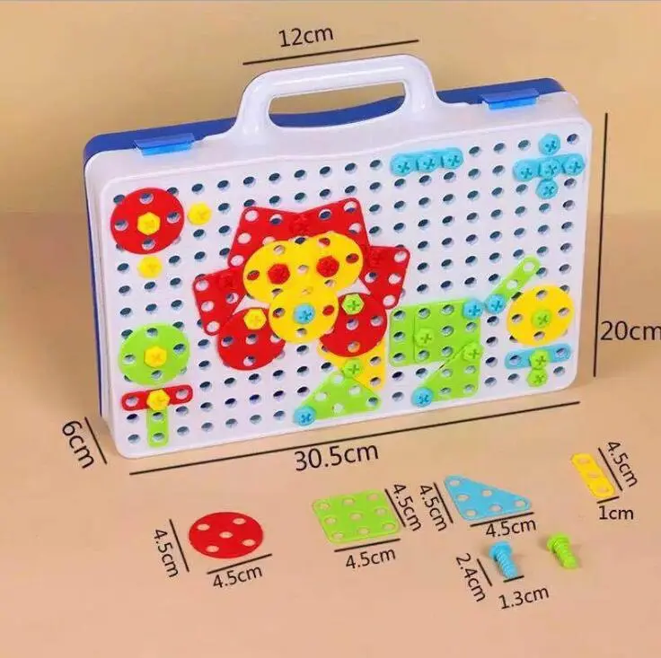 Kreatives Schraubpuzzle-Set für Kinder