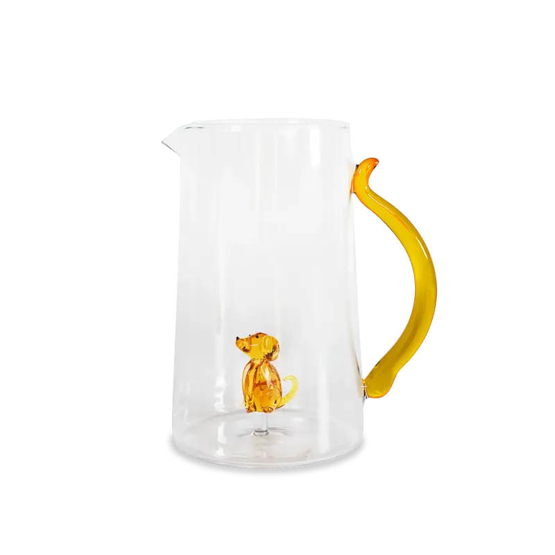 Krug aus Borosilikatglas Hund