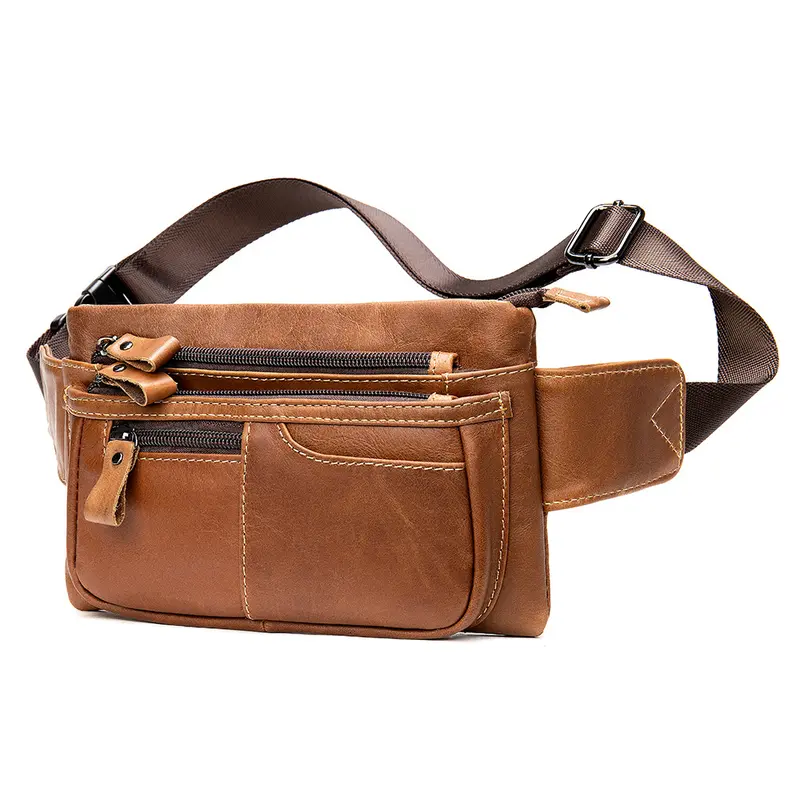 Kuhleder Crossbody Chest Bag Herren