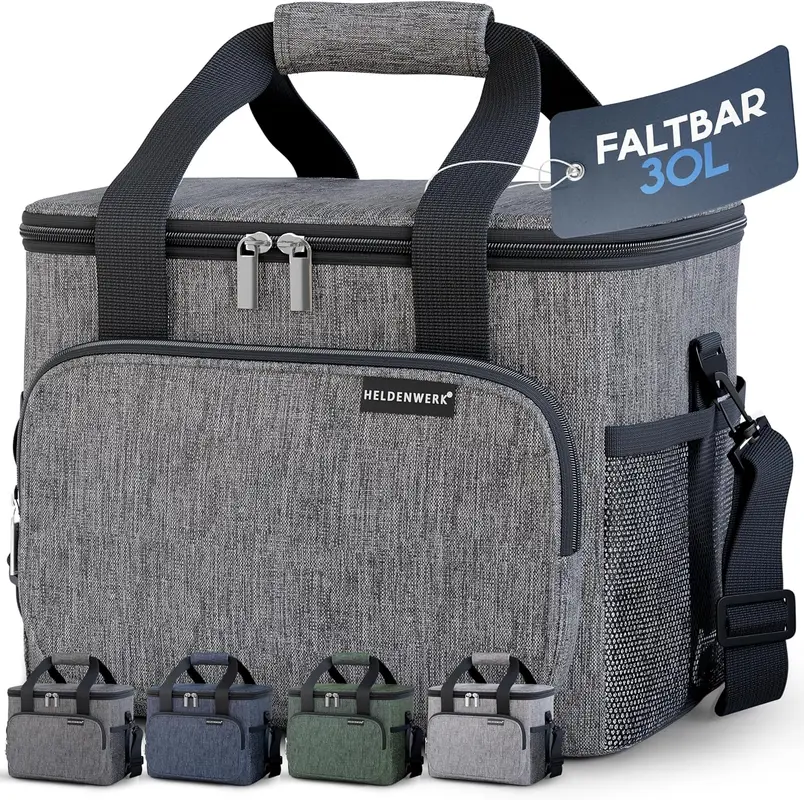 Kühltasche, Dunkelgrau 30L
