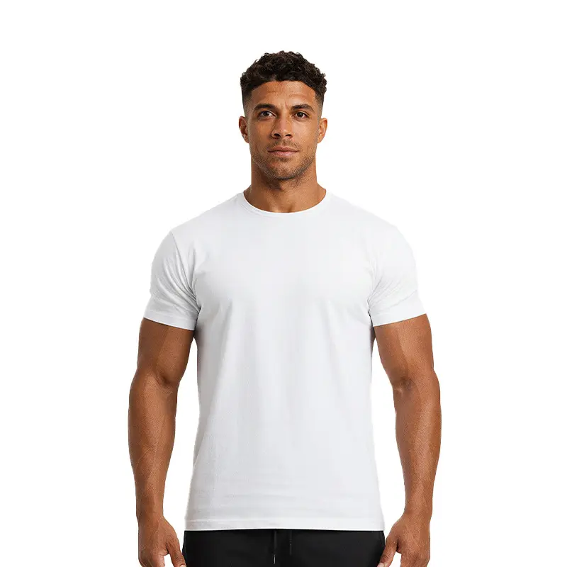 Kurzarm Fitness-Shirt mit Kragen