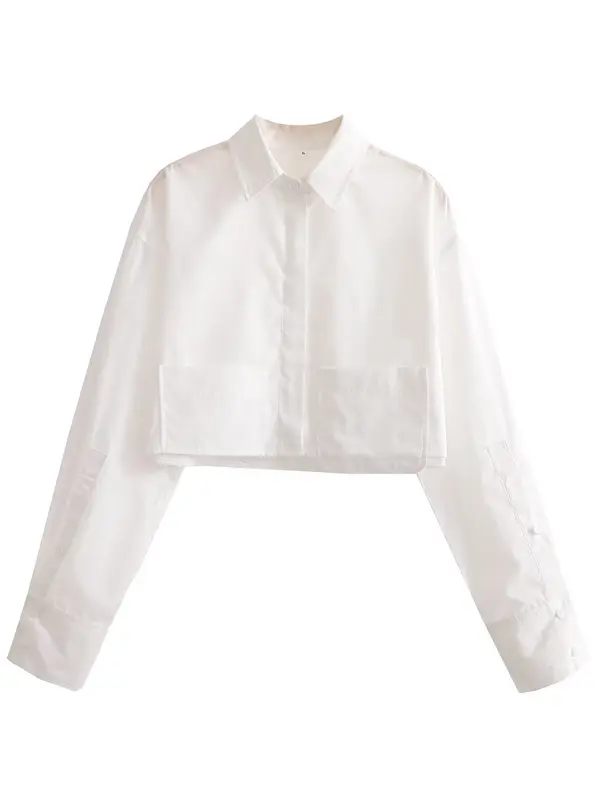 Kurzarmige Bluse