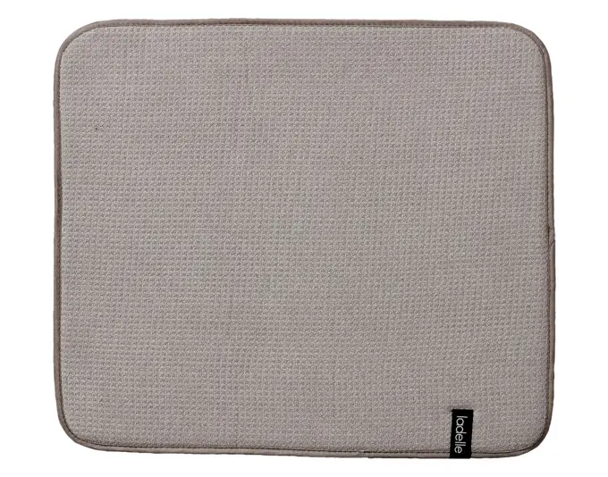 LADELLE Abtropfmatte Microfaser stone 41x47 cm