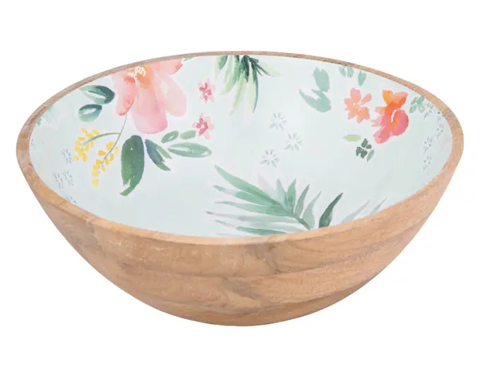 LADELLE Salatschüssel Chelsea Mangoholz mint ø 34x10 cm