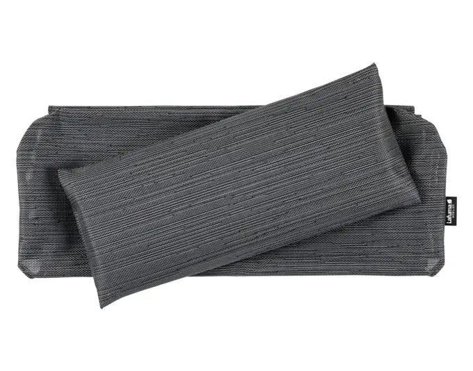 LAFUMA Ersatzbezugset Maxi Transat Plus Clip Batyline Duo Gris Obsidian 58 cm