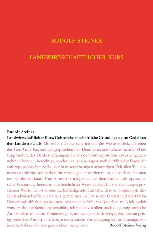 Landwirtschaftlicher Kurs