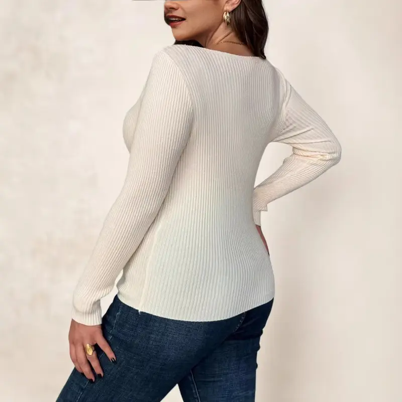 Langarm-Strickpullover