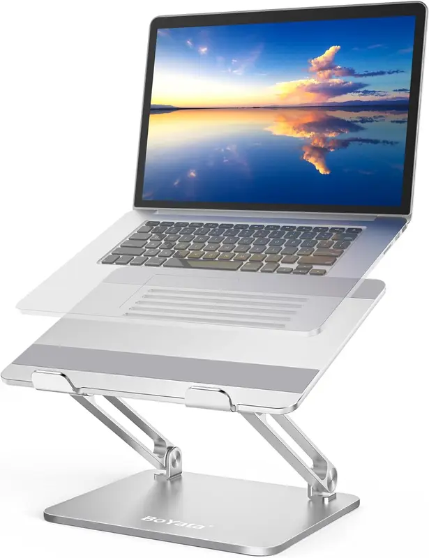 Laptopständer, silber, Silber