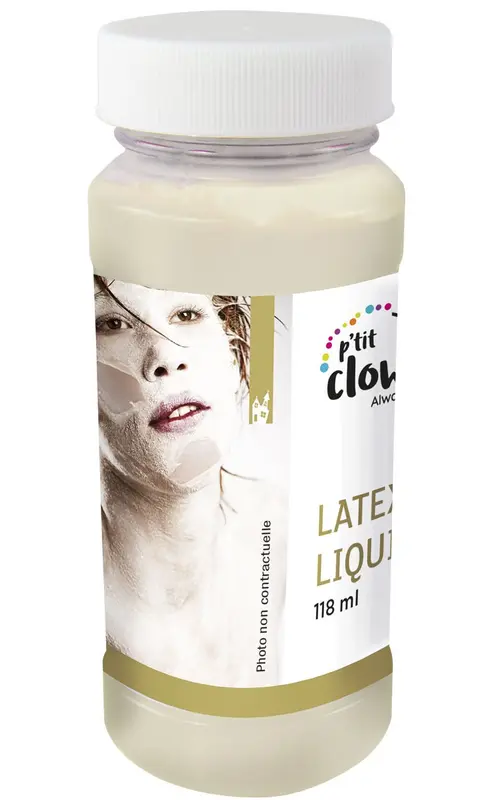 Latex flüssig in Flasche