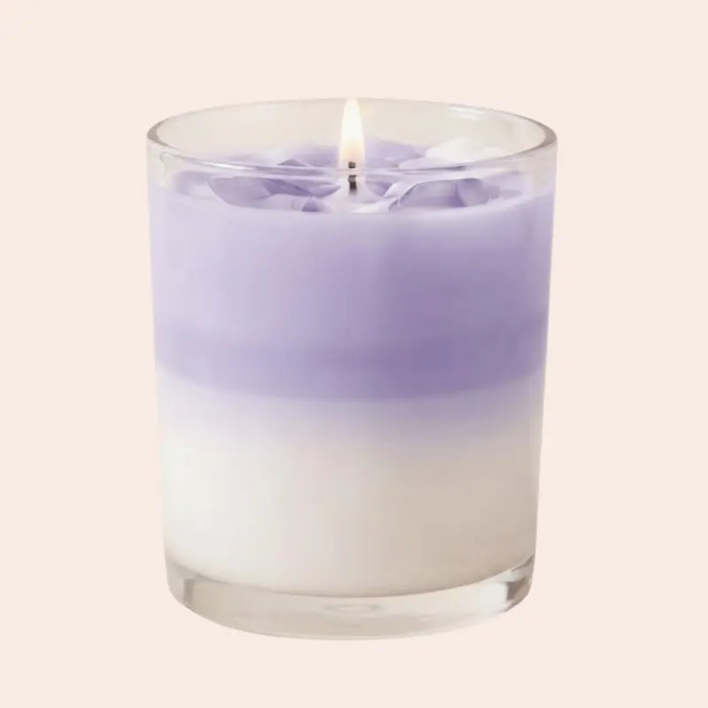Lavendel Latte Kerze