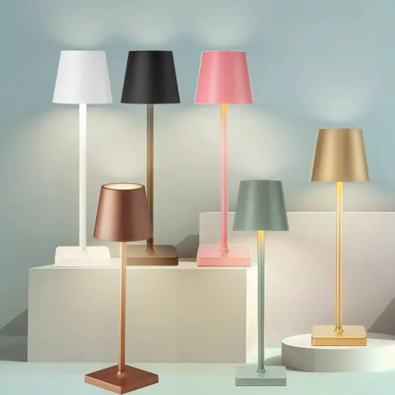 LED Touch Tischlampe mit stufenloser Dimmung und 3 Farbmodi