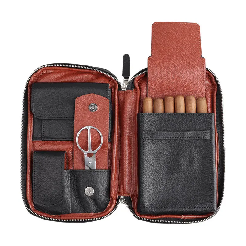 Leder-Cigar-Tasche