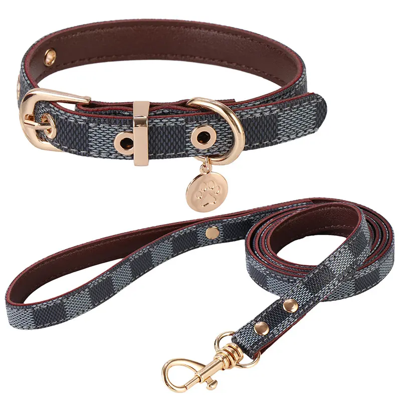 Lederhalsband-Set für kleine Haustiere