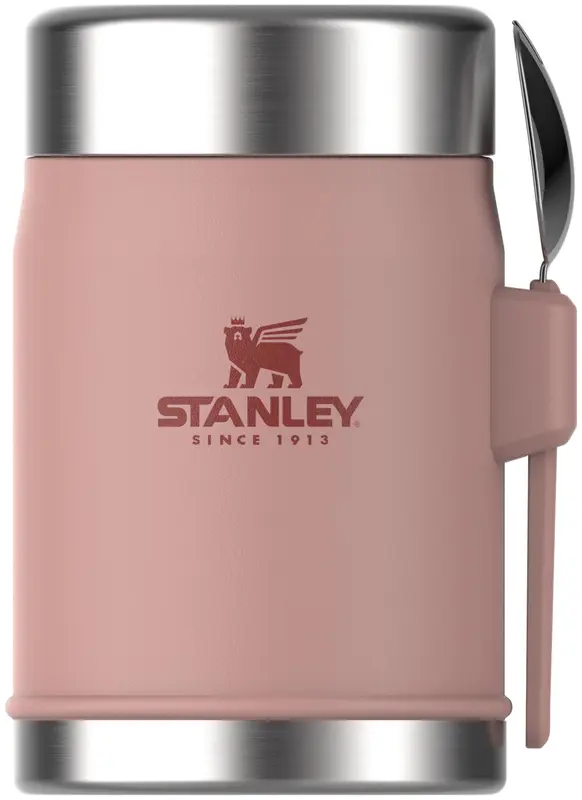 Legendary Food Jar + Spork 0.4l peach rose
