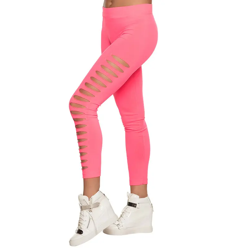 Leggins neonrosa stretch