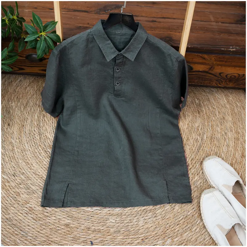 Leichter Sommer-Shirt aus Leinen