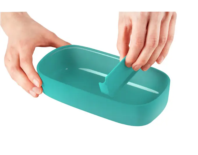 LÉKUÉ Lunchbox To Go 0.5 l 19.3x10.3x6.2 cm türkis