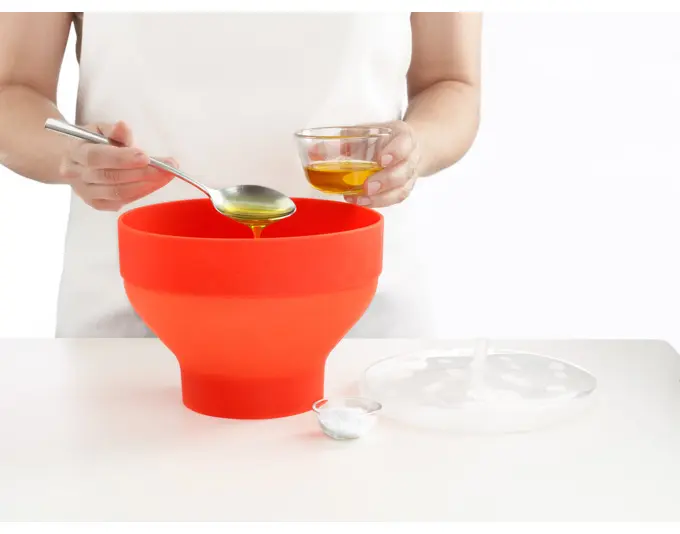 LÉKUÉ Mikrowellen-Popcorn-Maker ø 20.5 cm