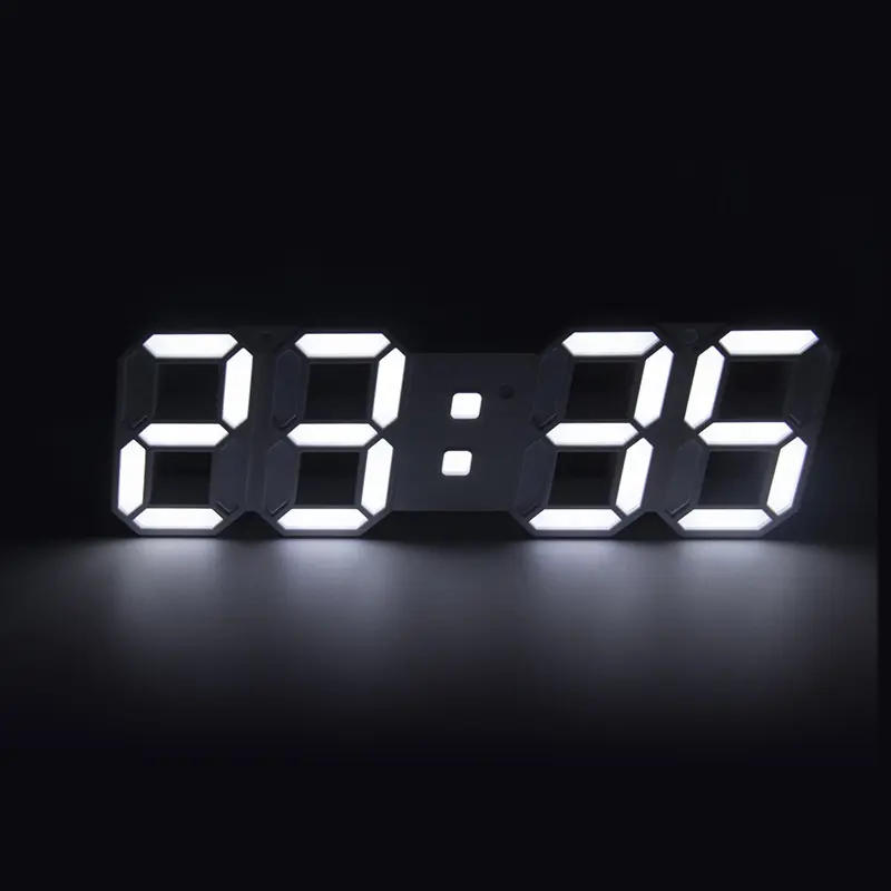 Leuchtkraft-LED-Wanduhr für Wohn- & Schlafzimmer