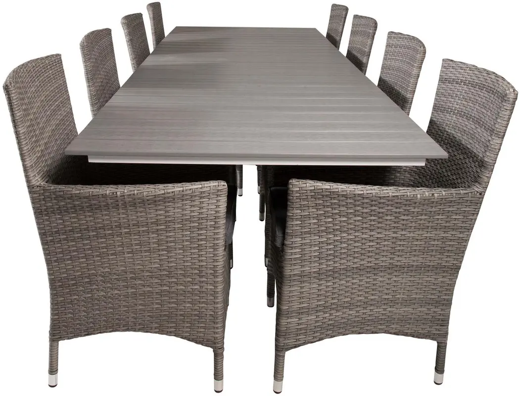 Levels Outdoor-Tischset + Malin 229cm/8St.