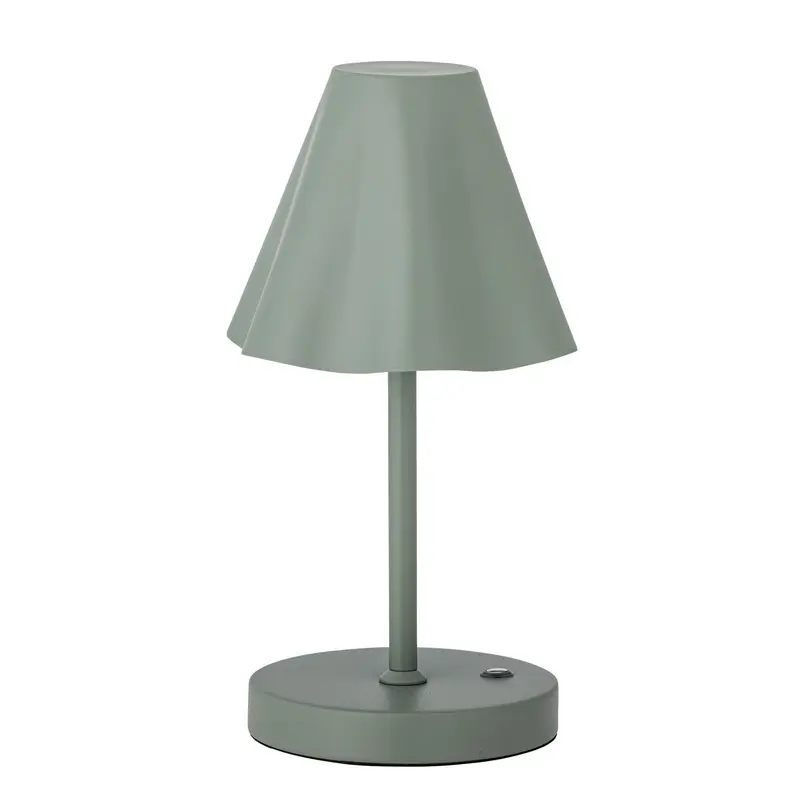 Lianna Tragbare Lamp, Wiederaufladbar, Grün, Metall