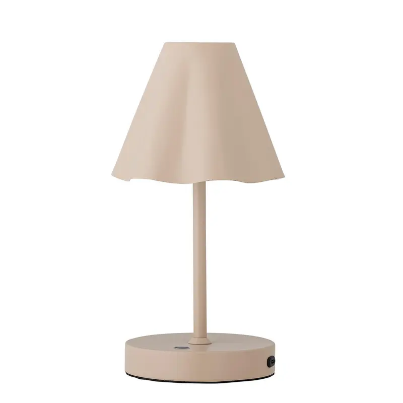 Lianna Tragbare Lamp, Wiederaufladbar, Natur, Metall