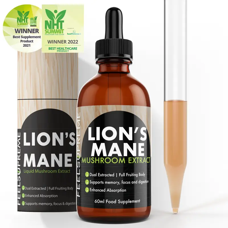 Lions Mane Löwenmähne Pilzflüssigkeit