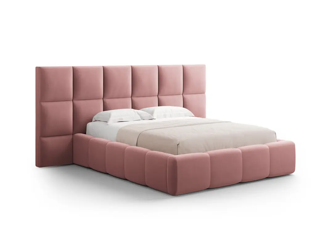 Livigno Bett mit Stauraum With Double Kopfteil 200cm