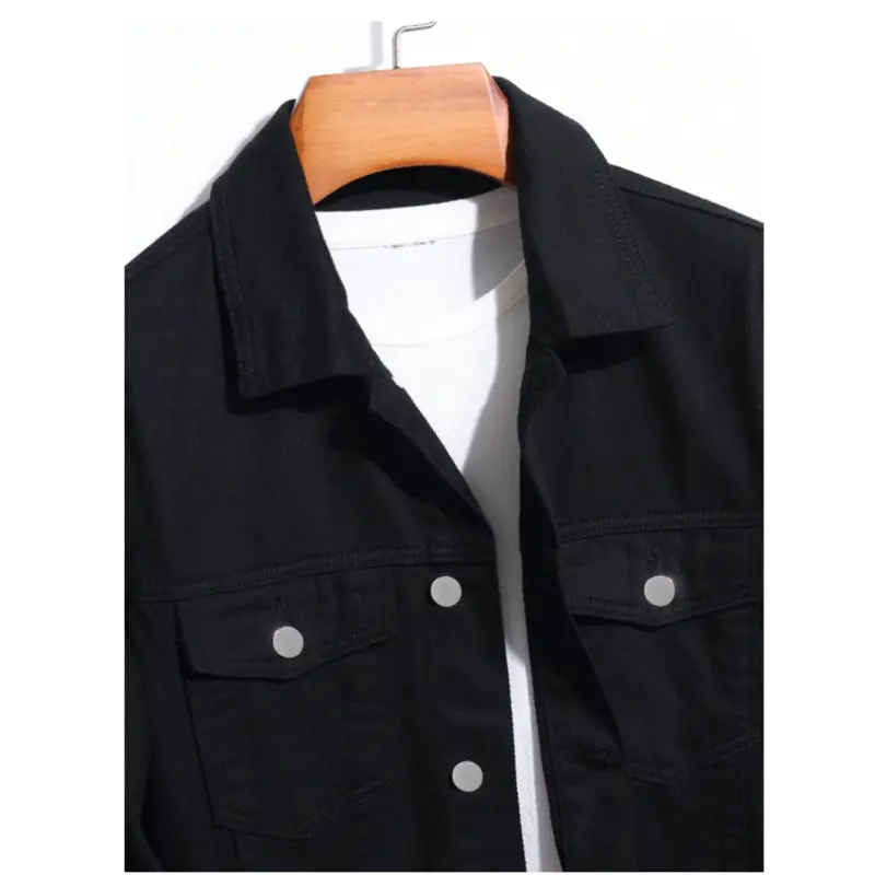 Lockere Jeansjacke im Korea-Stil für Herren – Y045S