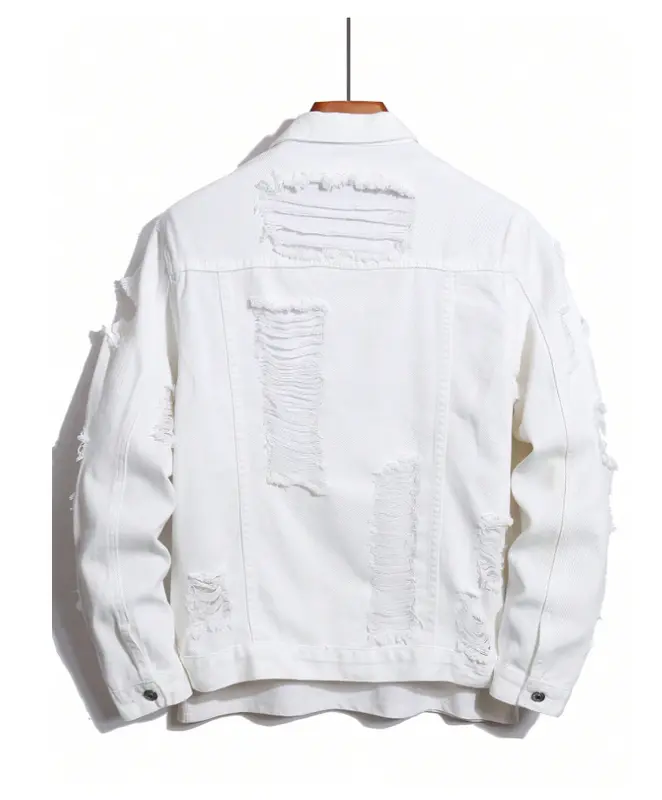 Lockere Jeansjacke im Korea-Stil · Modell 2