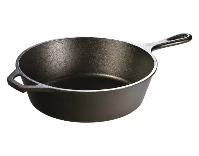 LODGE Bratpfanne tief Gusseisen mit Gegengriff ø 26 cm