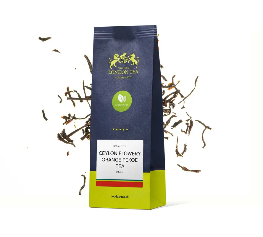 London Tea Ceylon Flowery Orange Pekoe Tee BIO 80g