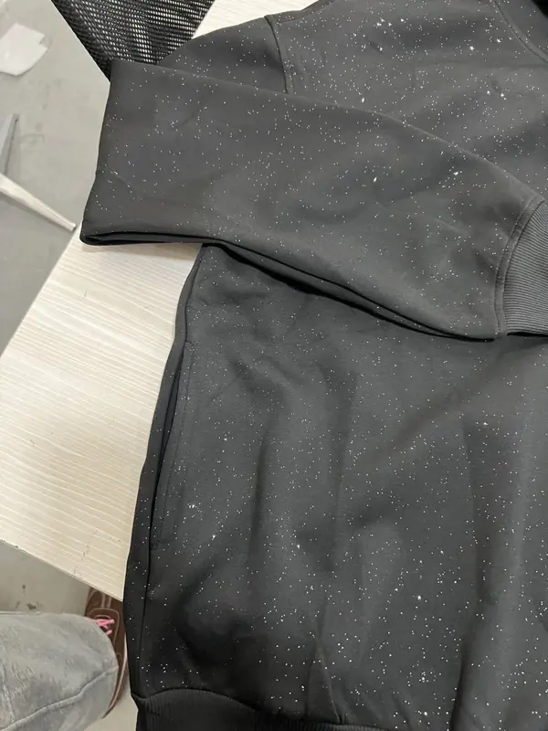 Loose-Fit Hoodie mit Sternenhimmel-Muster
