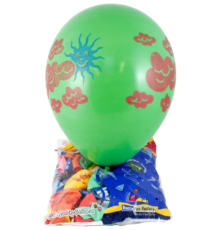 Luftballons Sonne und Wolken · 100 Stück