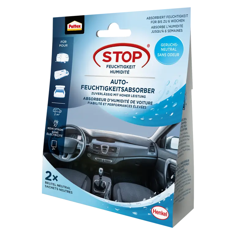 Luftentfeuchter Auto-Sachets – 2 x 50 ml