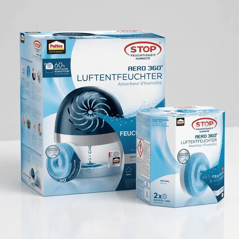Luftentfeuchter Set 2-teilig