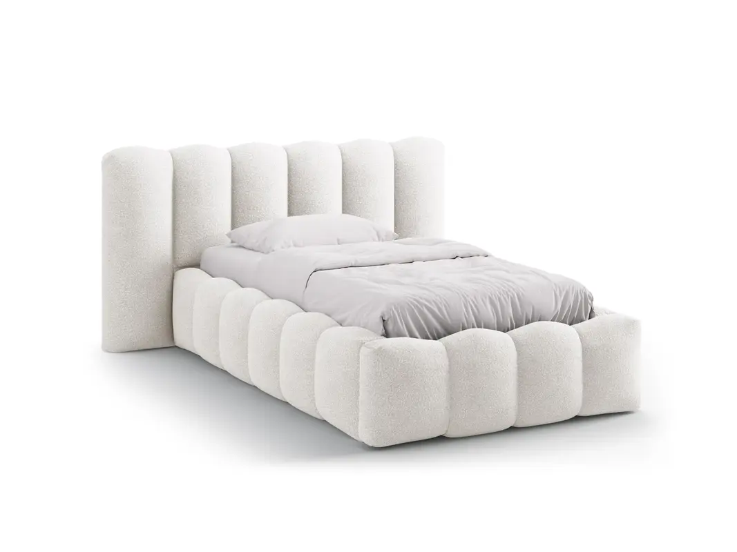 Lupine Bett mit Stauraum mit Kopfteil 90cm