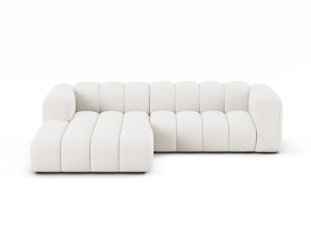 Lupine Boucle Modular Ecksofa links 4 Sitzer