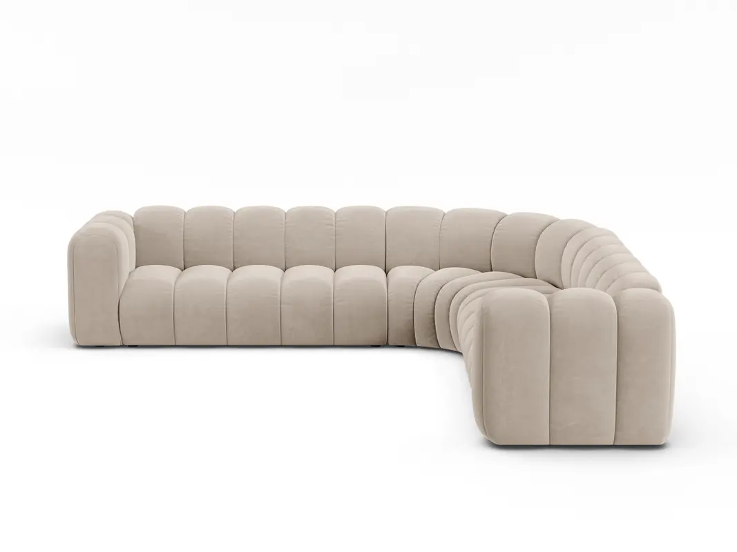 Lupine Modulares Symmetrical Sofa Velour 6 Sitzer