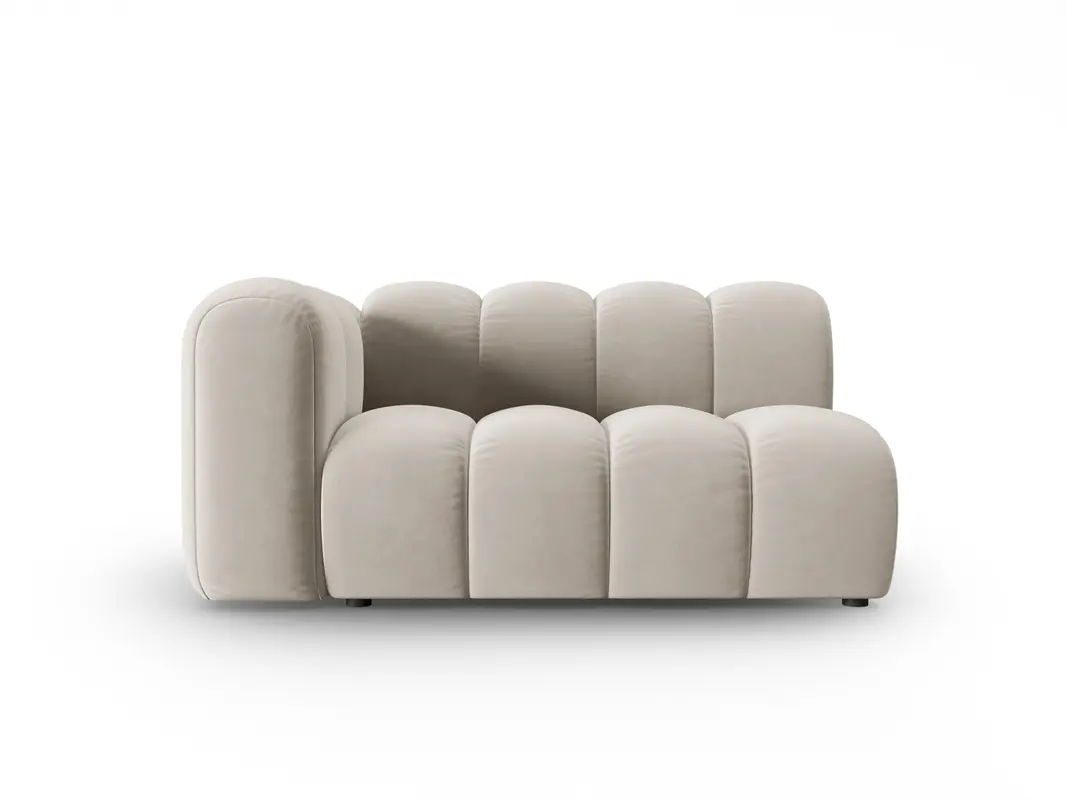 Lupine Velour links Modular Sofa 2 Sitzer