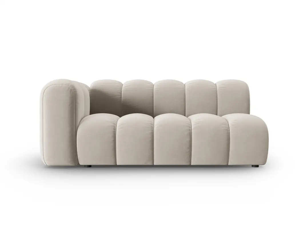 Lupine Velour links Modular Sofa 3 Sitzer