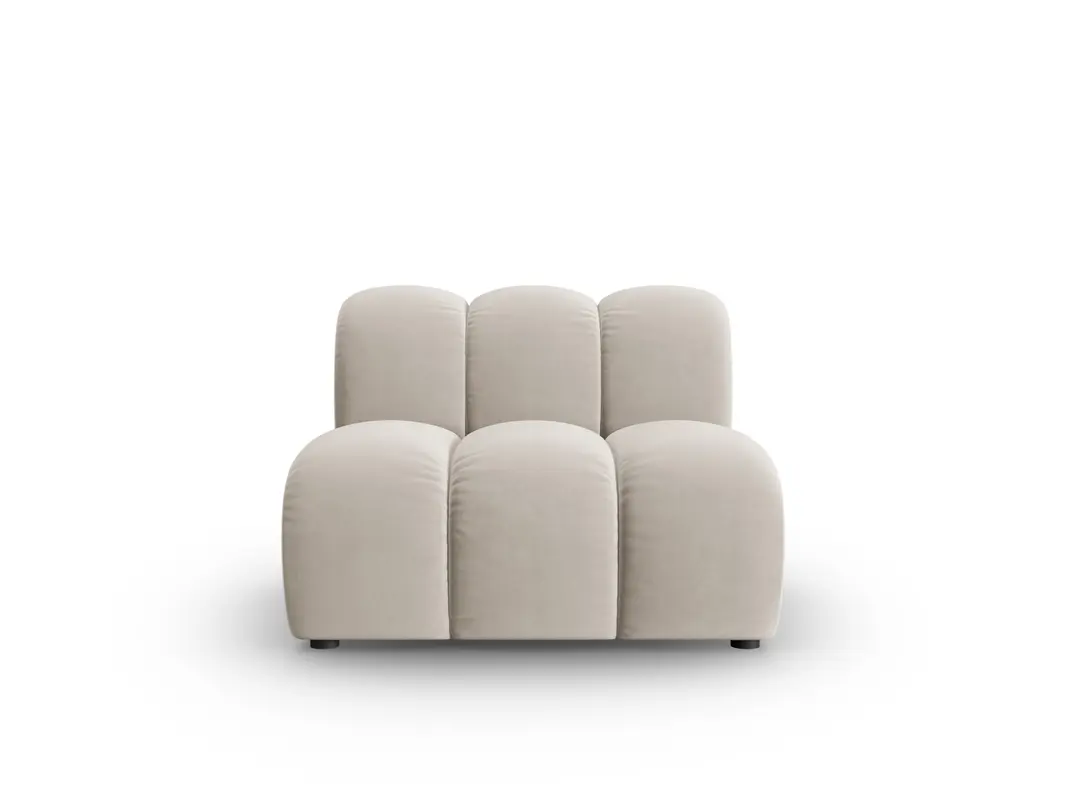 Lupine Velour Modul Armless 1 Sitzer