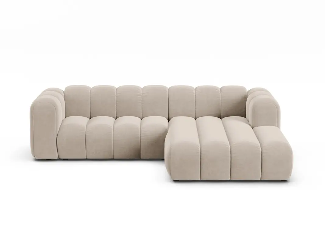 Lupine Velour Modular Ecksofa rechts 4 Sitzer