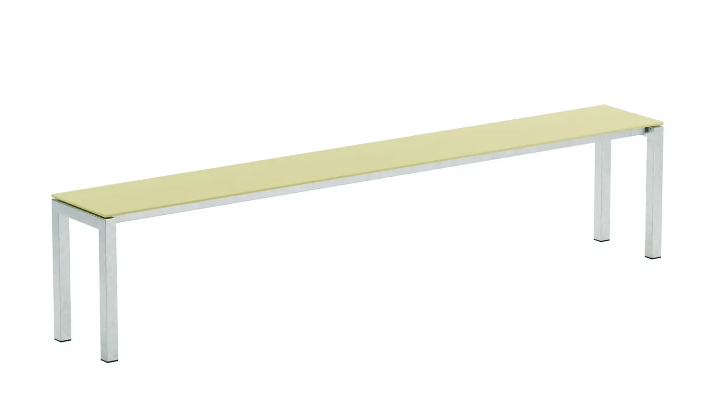 Luzern Glasfaser-Gartenbank 206x32